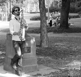 Street Photography - saxaphone man